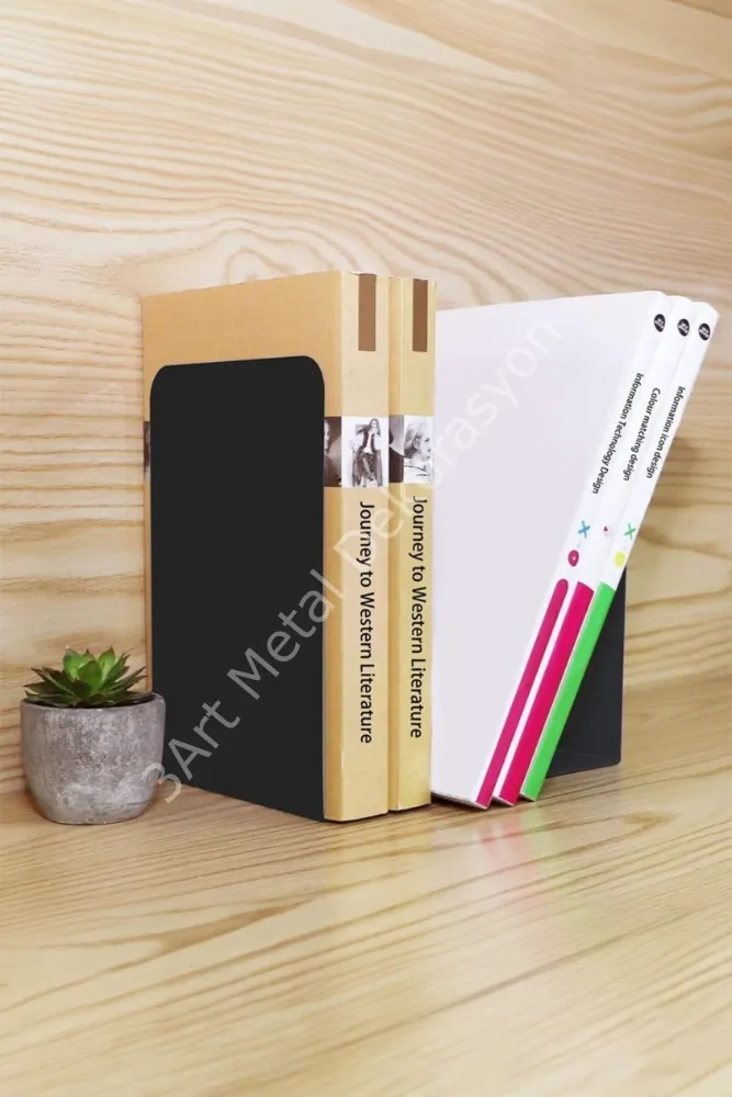 Decorative Bookend and Bookmark Stand, Set of 2