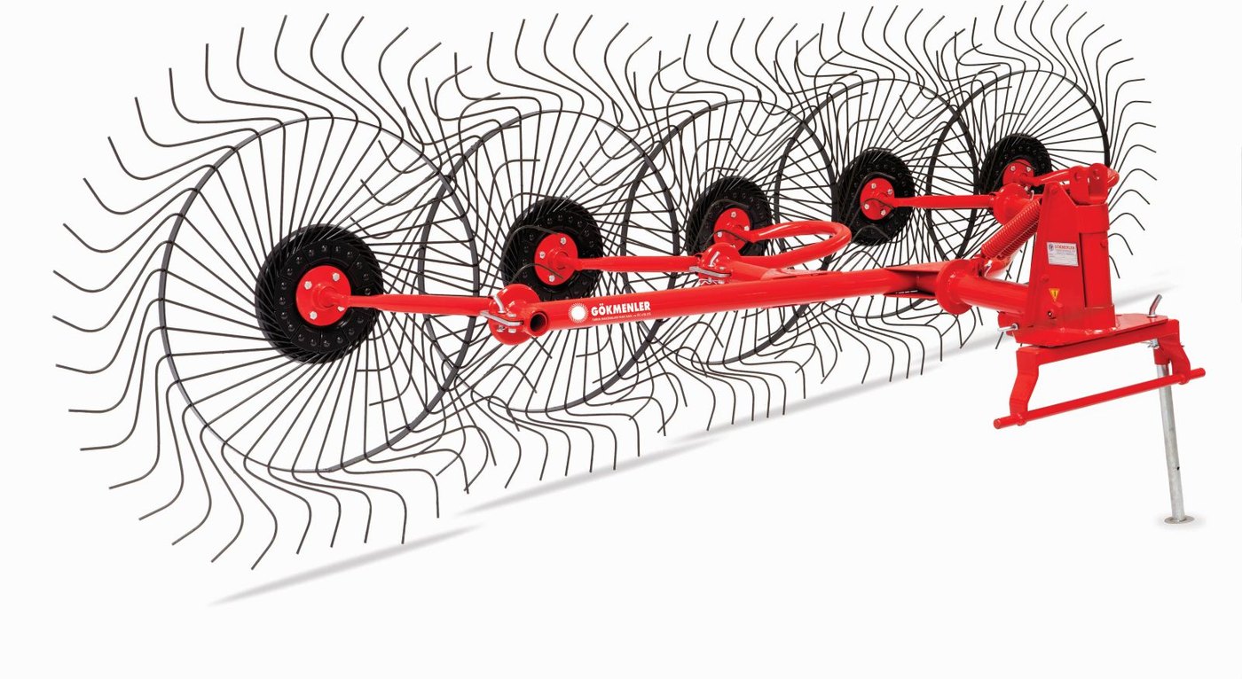 8-Unit V-Type Hay Collecting Rake
