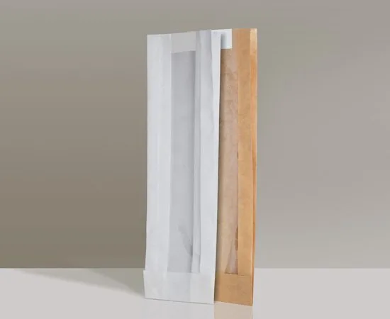 كيس كرافت بنافذة Bottomless Pouch