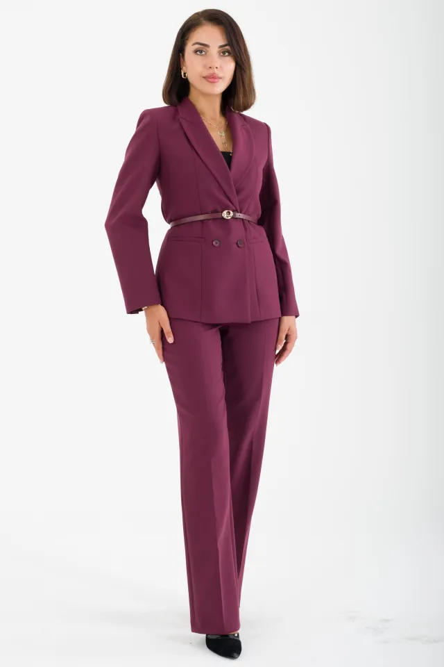 BROOKS Plum Office Suit