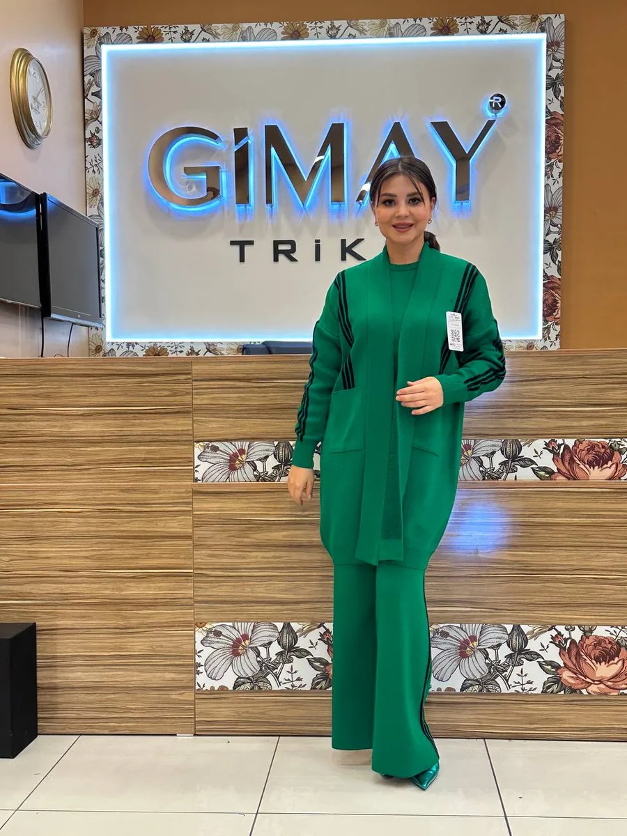 Gimay Triko three-piece knit set model 22054