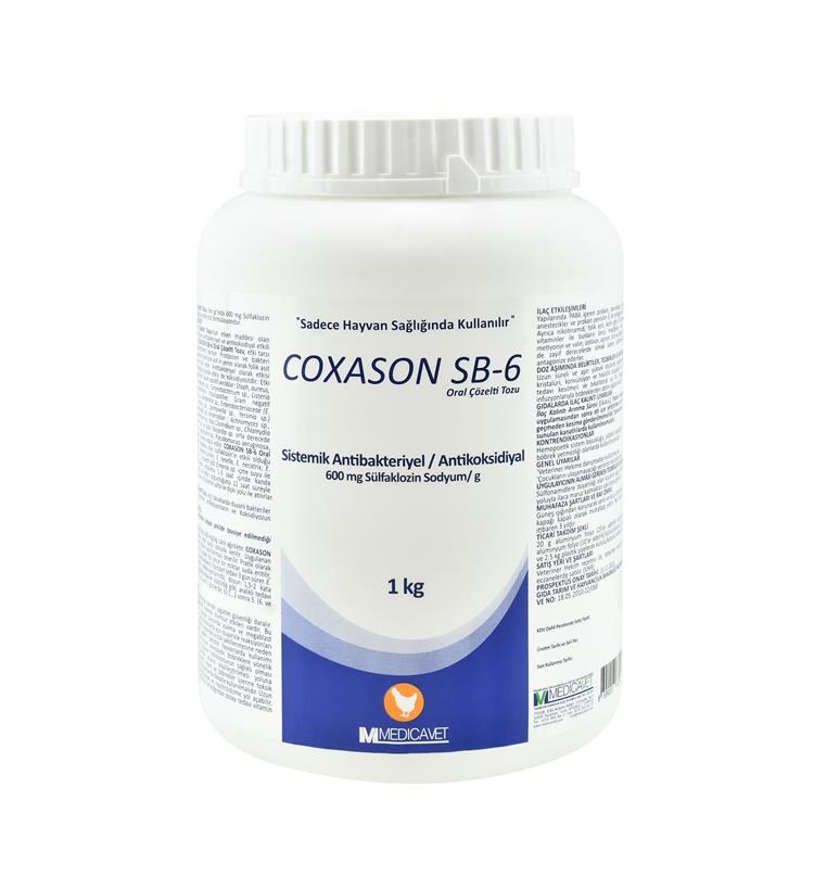 Coxason SB-6 — Water-Soluble Powder (Sulfaclozine 60%)