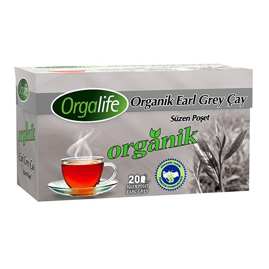 شاي إيرل غراي Orgalife (أكياس الكوب)