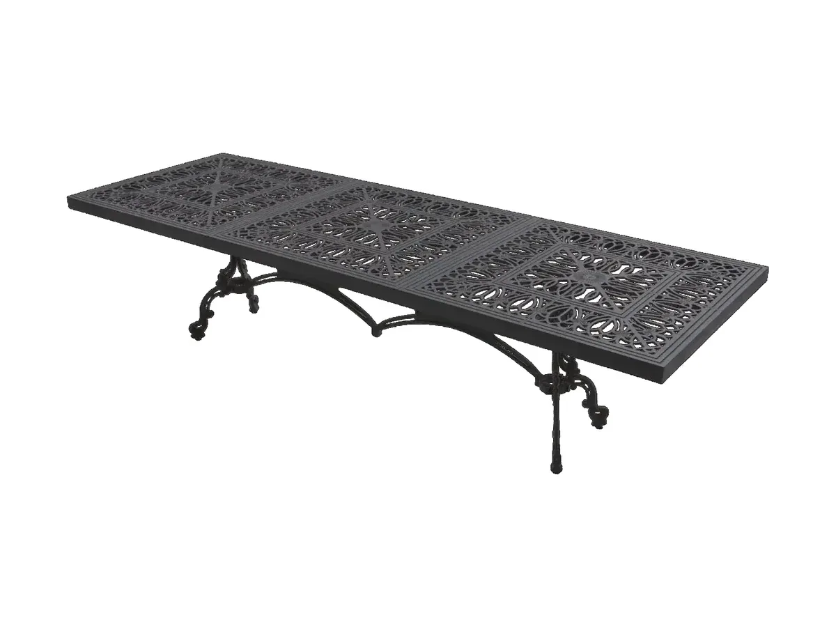 طاولة طعام خارجية مستطيلة Luxury 300×100 cm