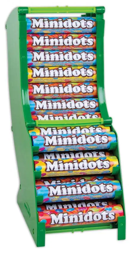 Minidots Cocoa Dragee Plastic Stand