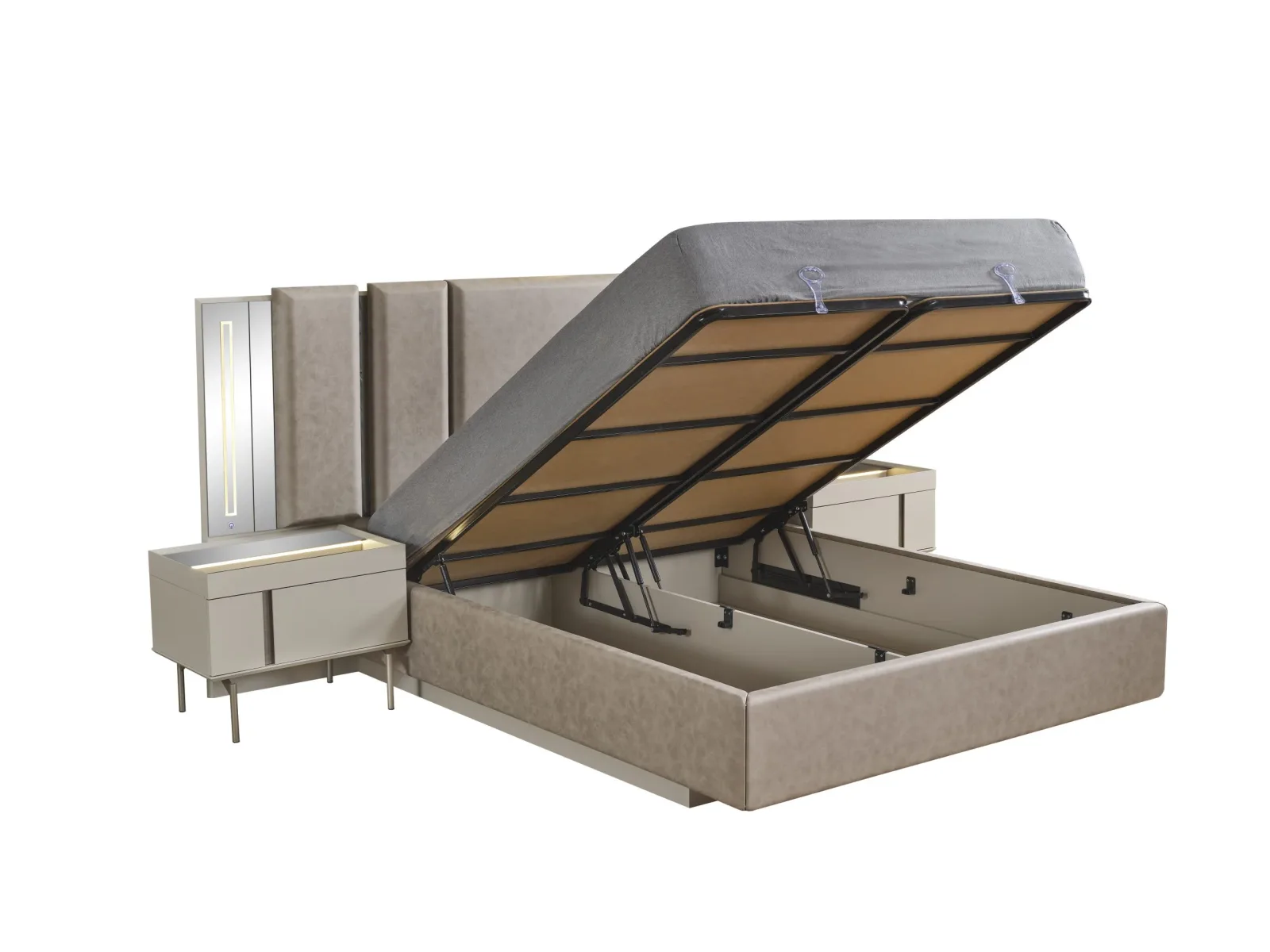 Portivo 1600*2000 Bed with Base