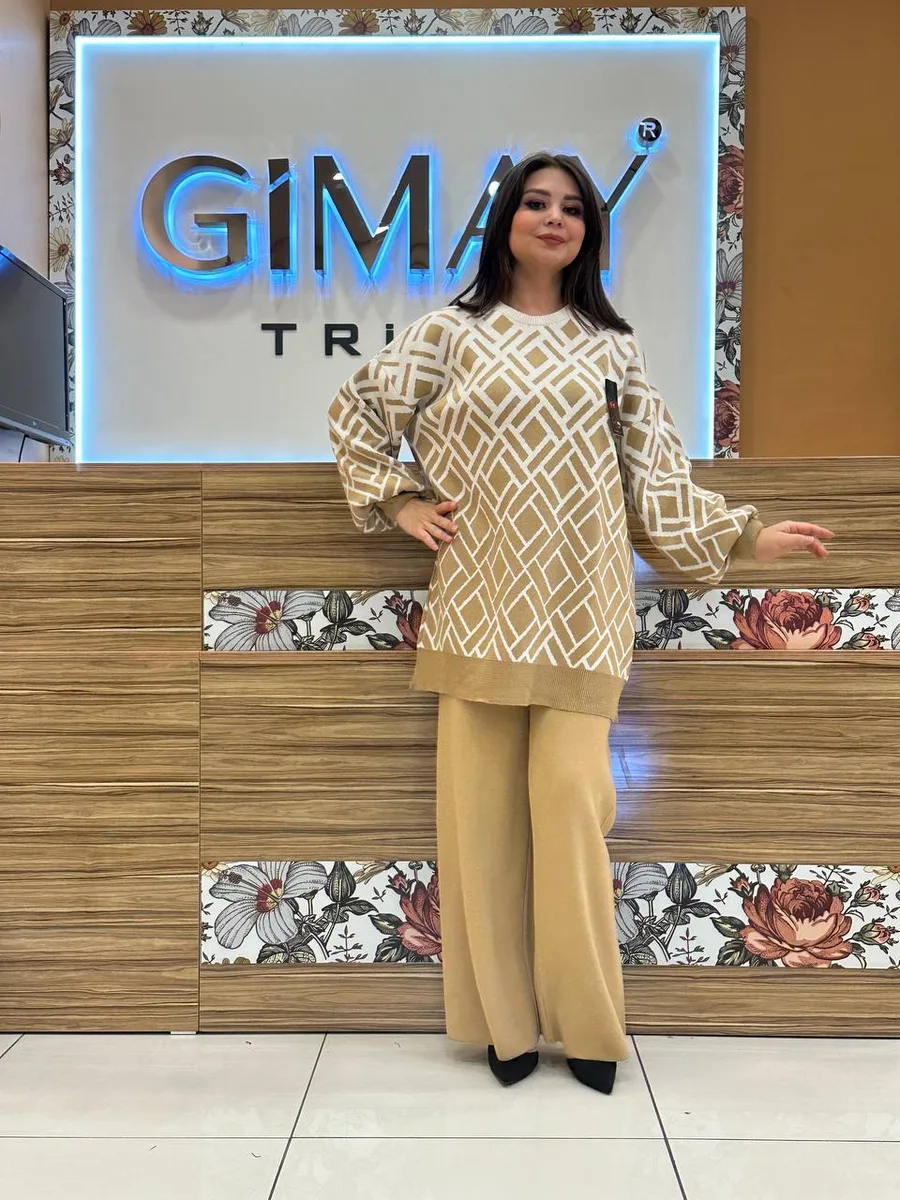 Gimay Triko two-piece knit set model 22316