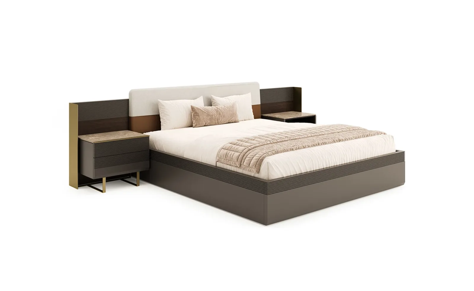 DOMO BED WITH BASE