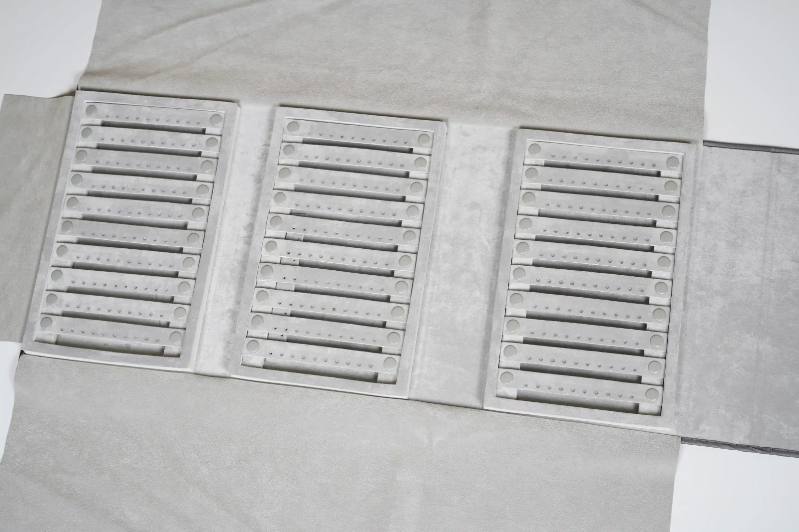 3-piece snap book earring case