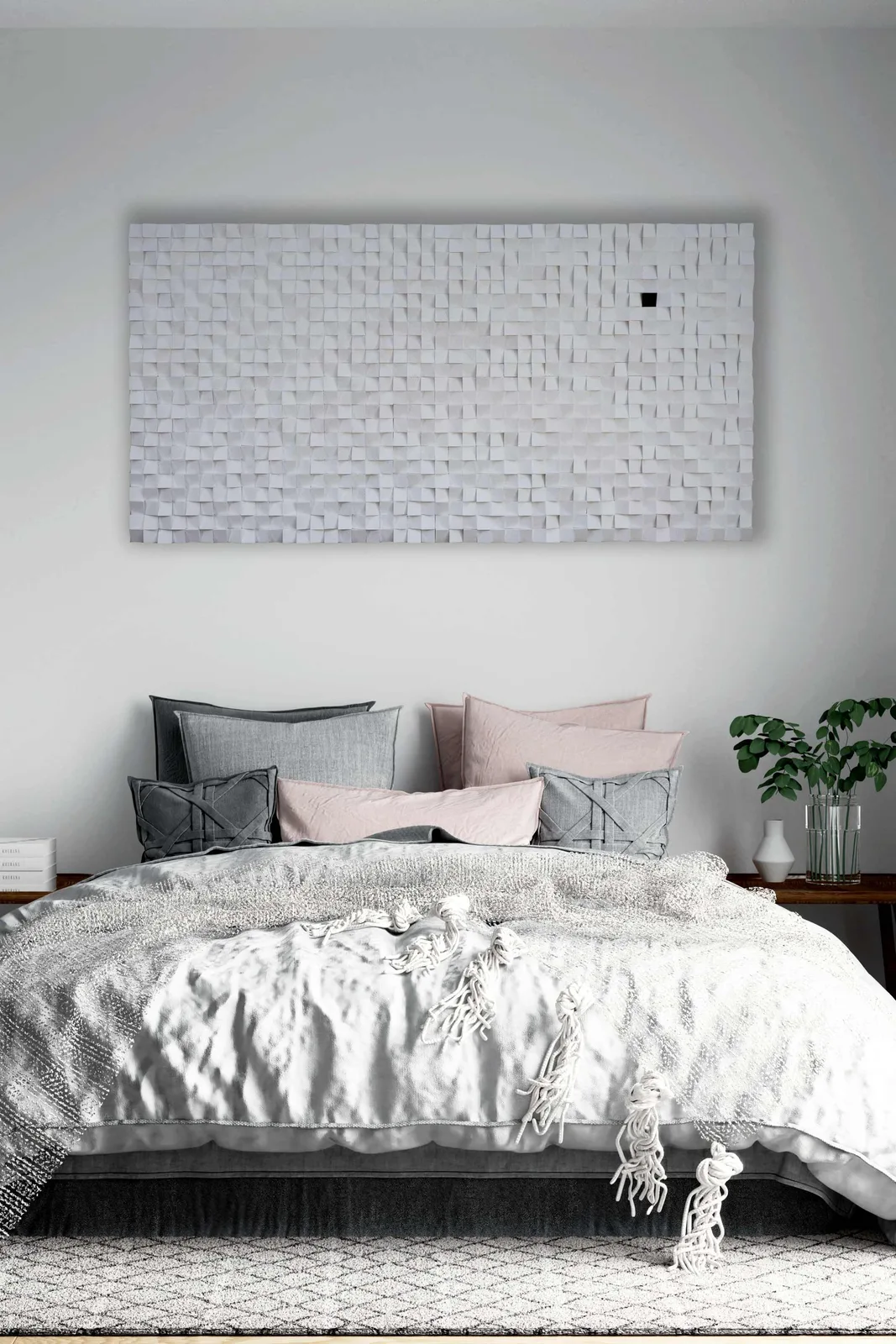 Ayaz Mosaic wood wall art