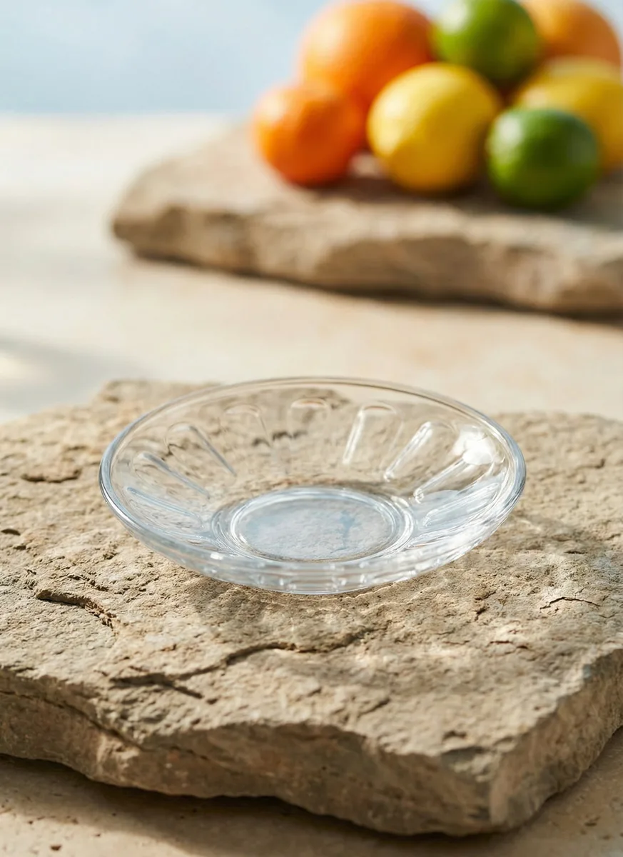 Klasik glass tea saucer (6-piece)