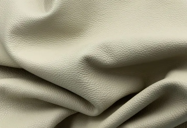 Cream Grained Bovine Leather MSN01