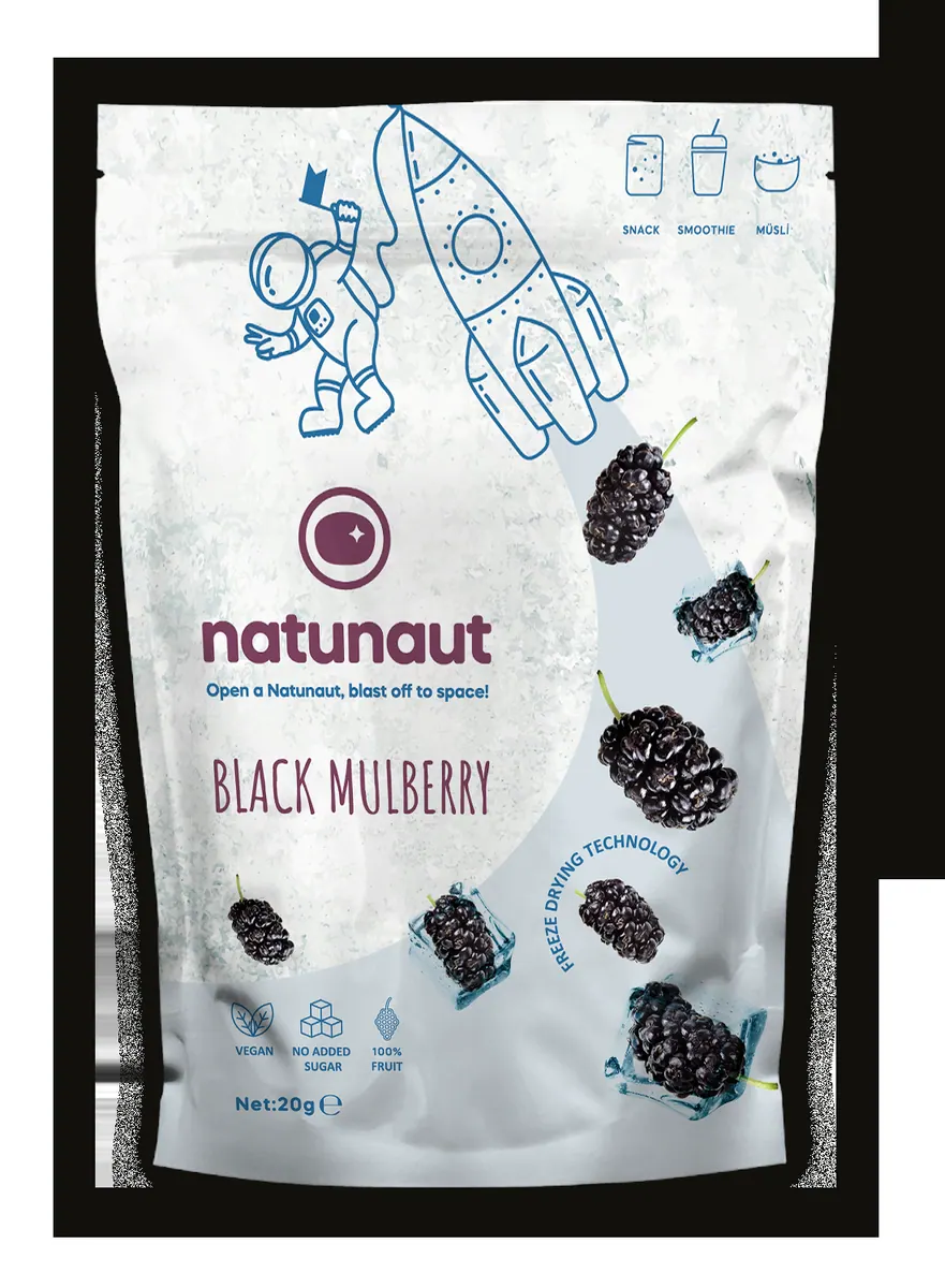 Natunaut Freeze Dried Black Mulberry