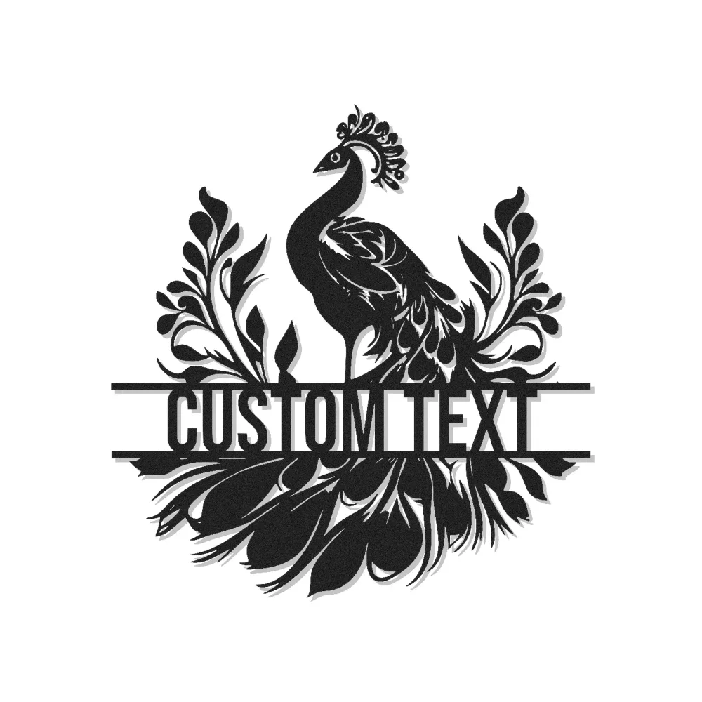 Peacock Metal Wall Art