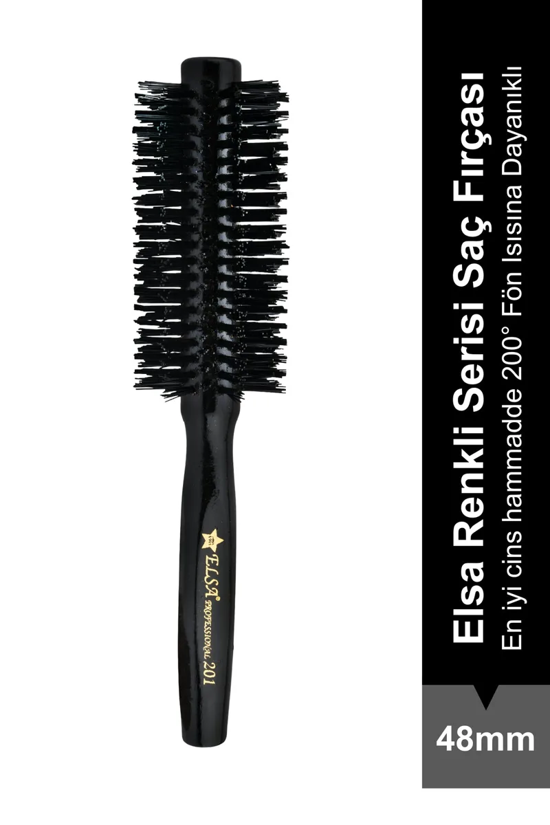 201 black 48 mm blow-dry brush