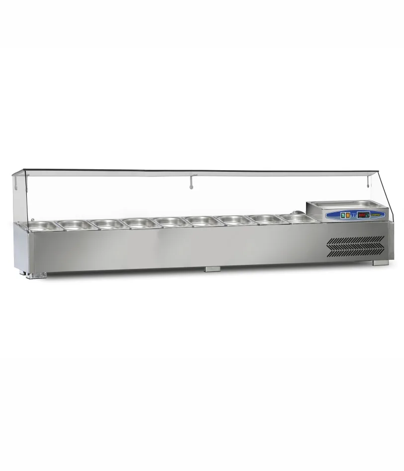 22SBS09-18 refrigerated countertop salad bar 180 cm