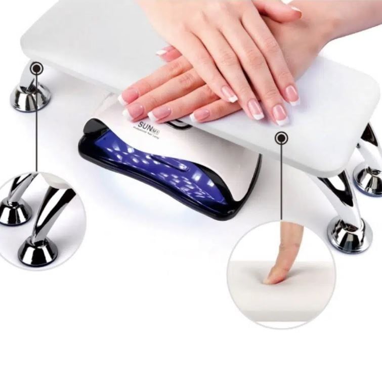 Demountable Manicure Stand White