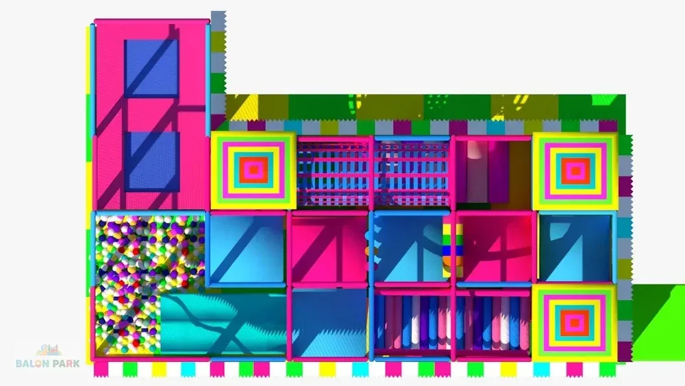 ملعب ناعم 7×3 م