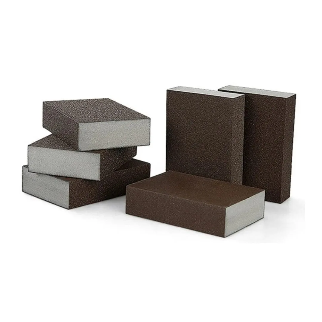 Cubic foam sanding block 6.5x9.5 cm 25 mm thick