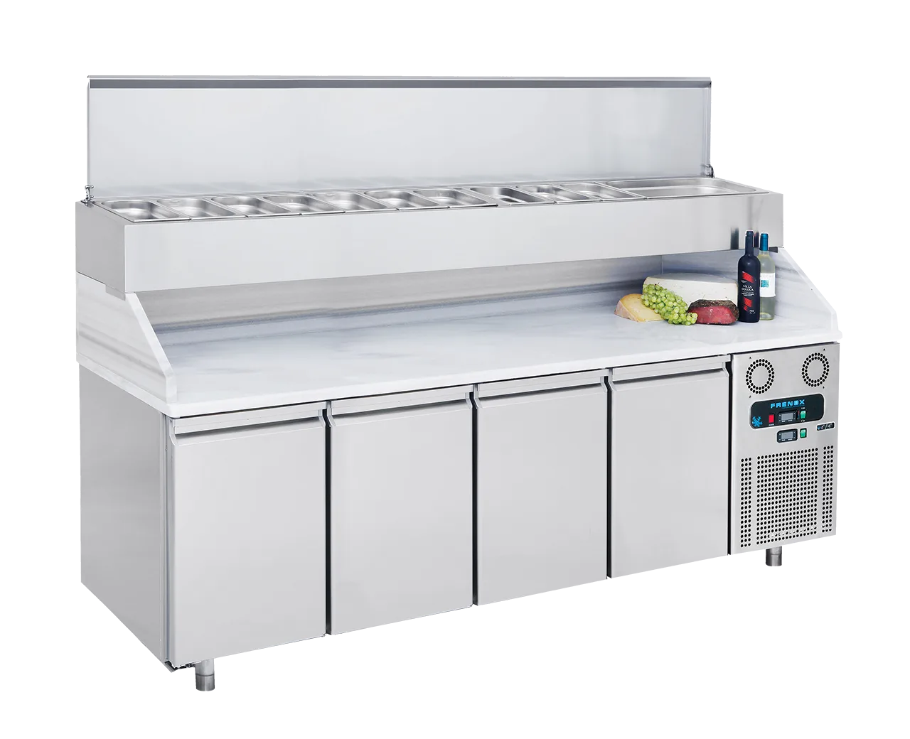 Frenox CGN4-YM-MR Marble-Top Pizza/Salad Preparation Unit