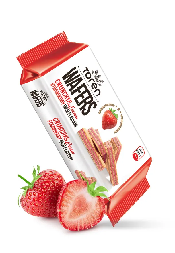 Premium Wafers Strawberry Cream
