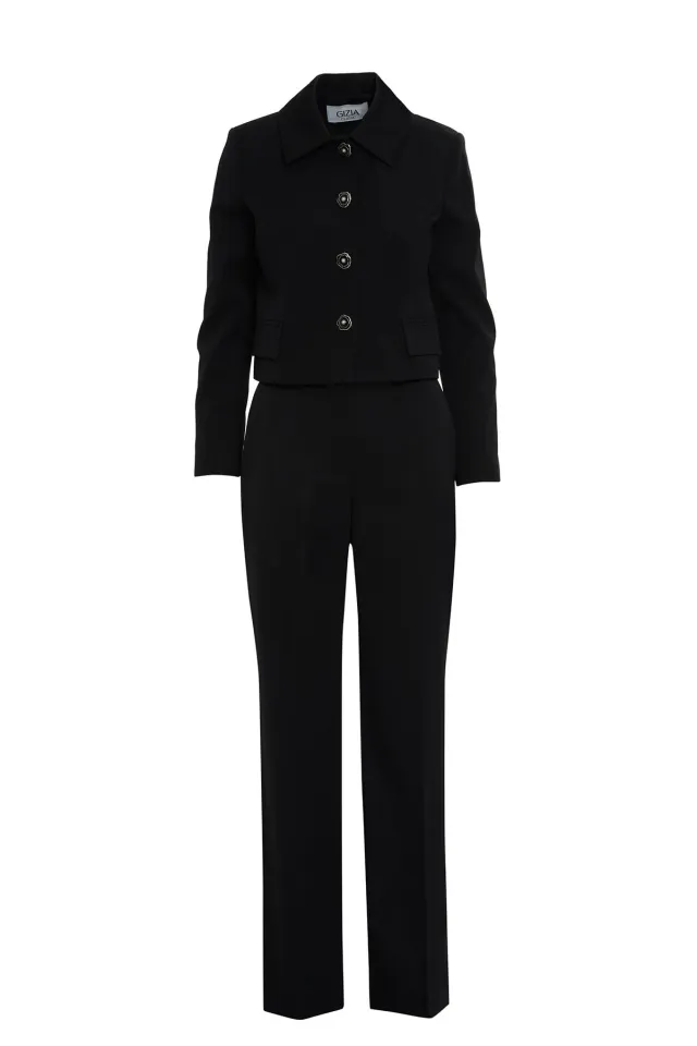 Short Jacket and Trousers Set