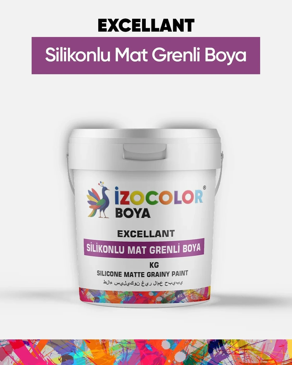 Izocolor Excellant Silicone Matte Grainy Paint