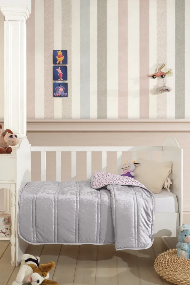 Elart Fancy Baby Quilt (150x100 cm) Gray