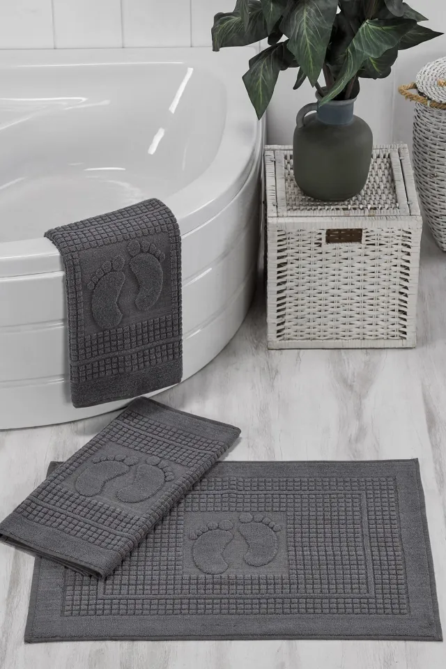 Elart Lina Foot Towel (50x70 cm) Anthracite