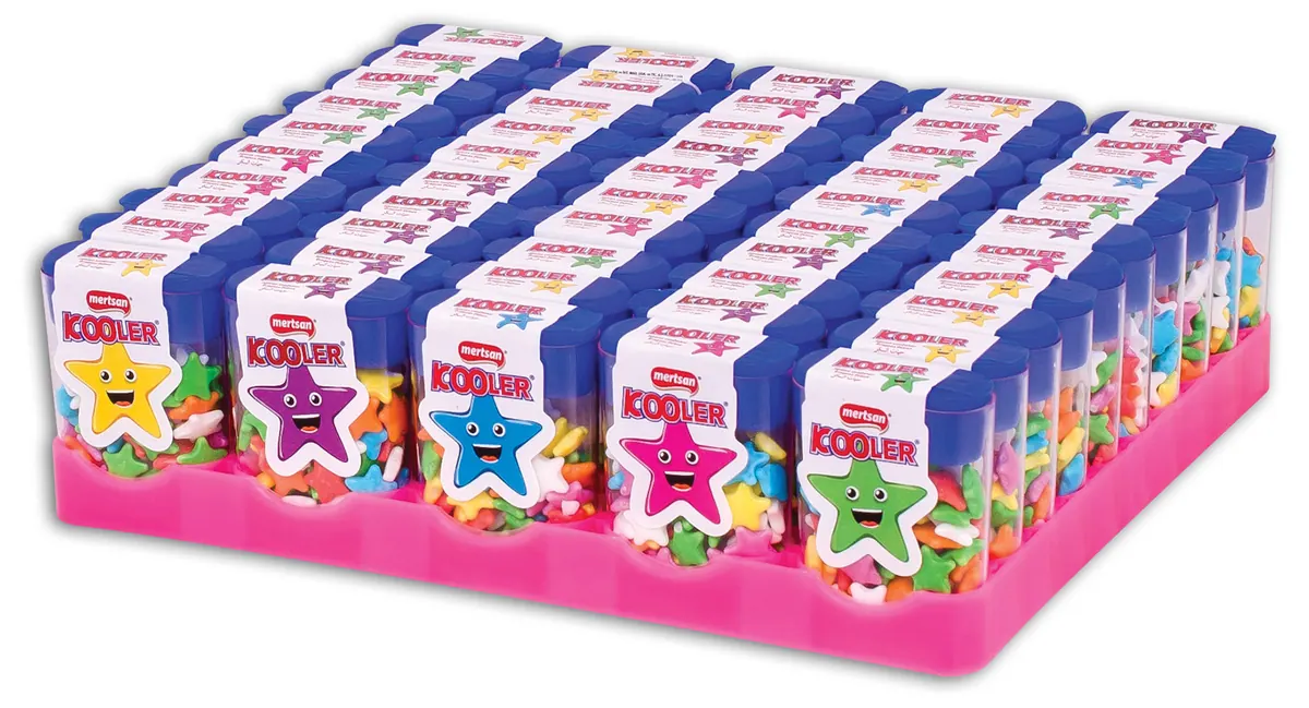 Kooler Star Shaped Hard Candy Square Stand