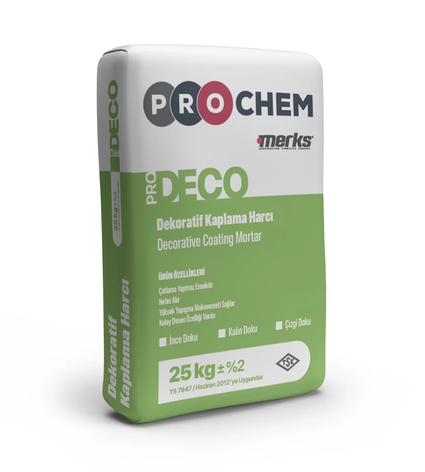 Decorative Coating Mortar Prodeco / Prochem