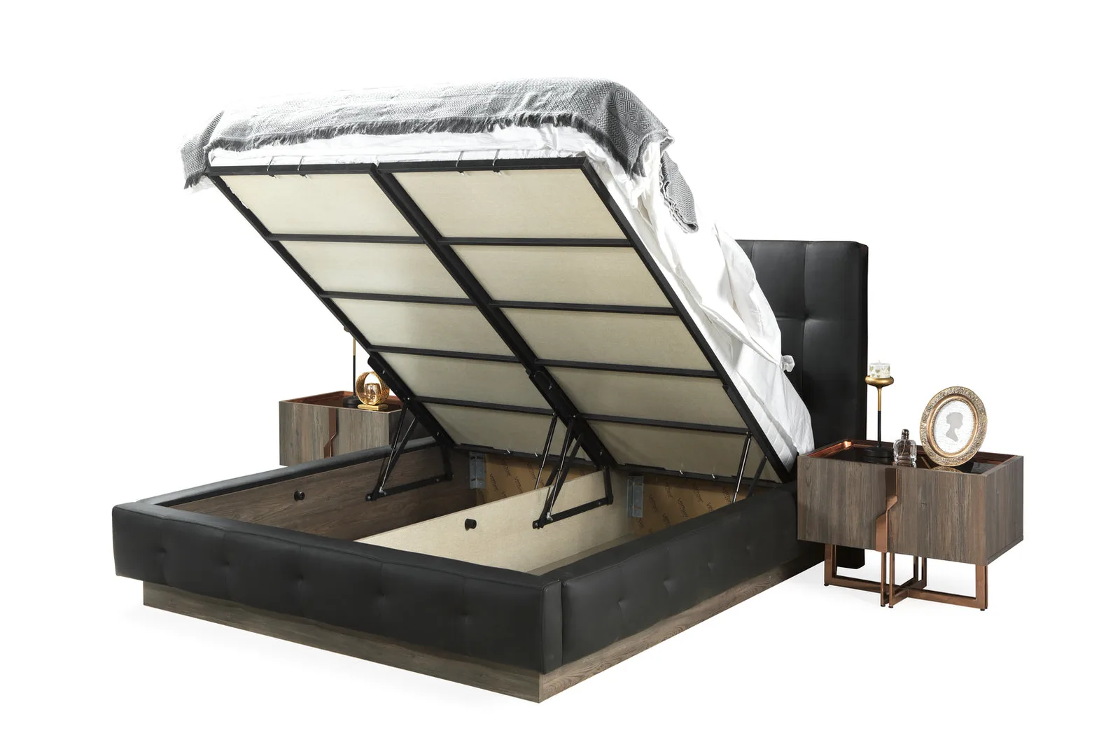Storage bed SOLO 160*200