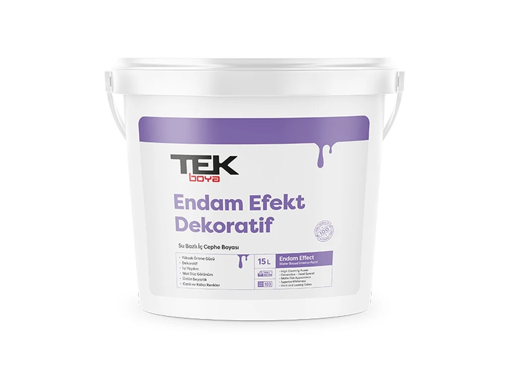 Endam decorative pearlescent effect paint