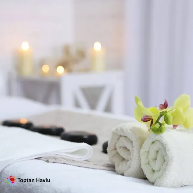 Massage Towel 90x180 cm – 50x90 cm White