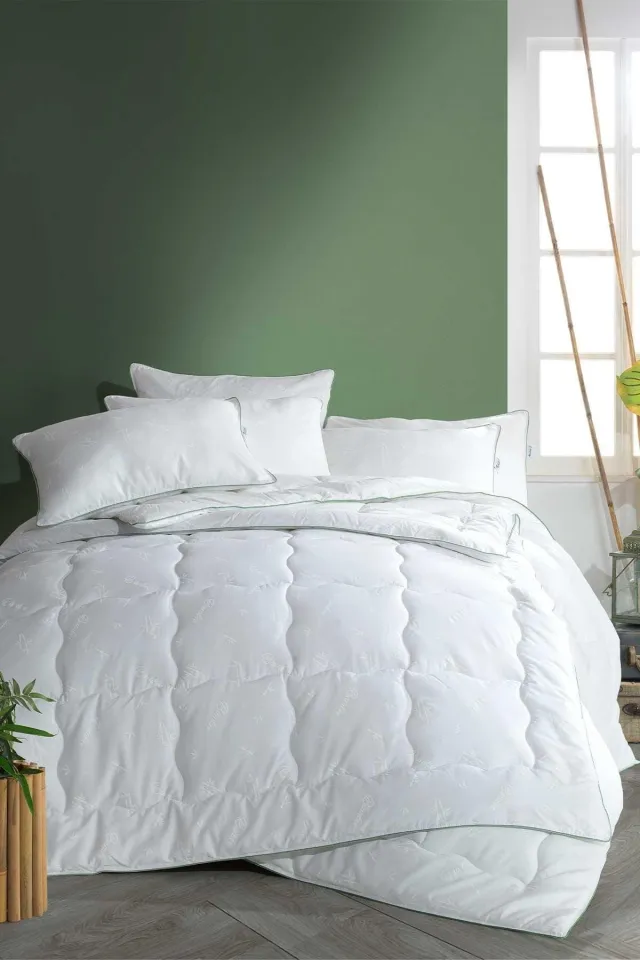 ELART Quilt 100% Natural Bamboo Double 62-Thread Satin Piping (195x215 cm)