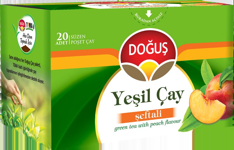 شاي أخضر Dogus بالخوخ