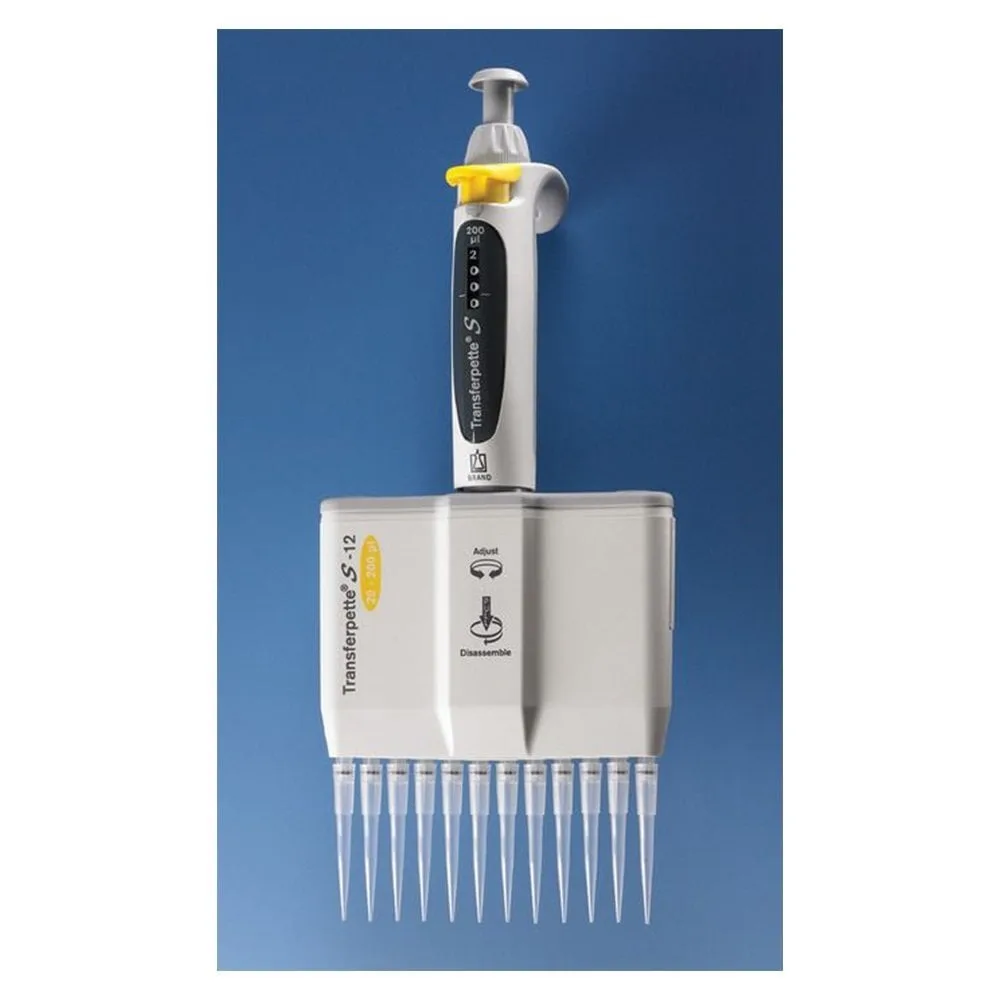 ماصة رقمية متعددة القنوات Brand Transferpette 12 5-50 µl 703726