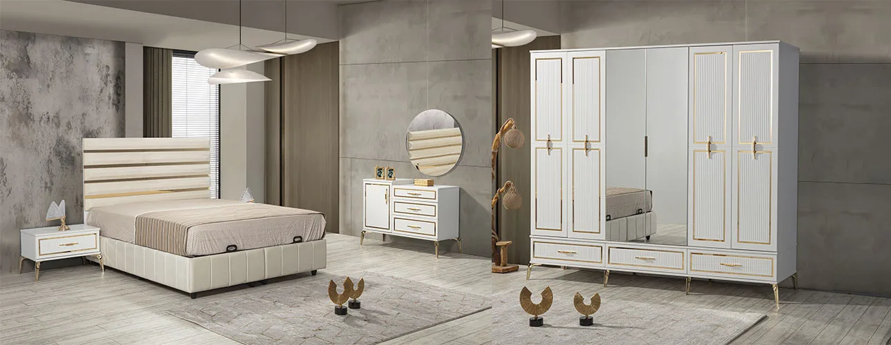 Vista Gold bedroom set
