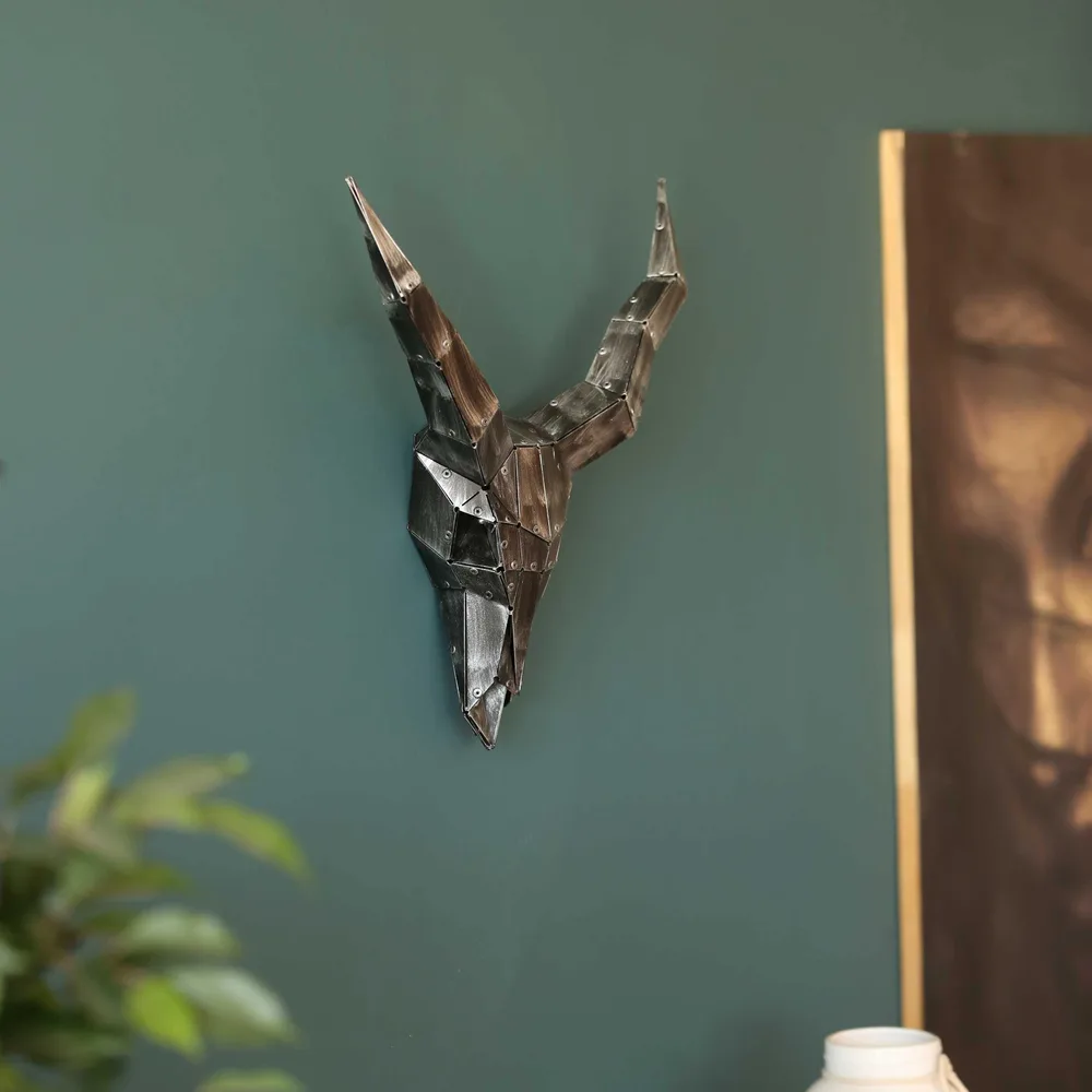 Custom Skull Metal Wall Decor