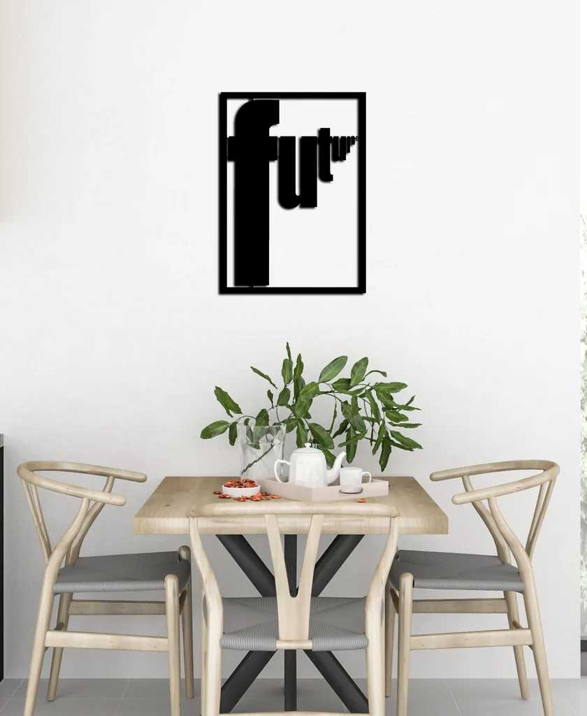 FUTURE metal wall art