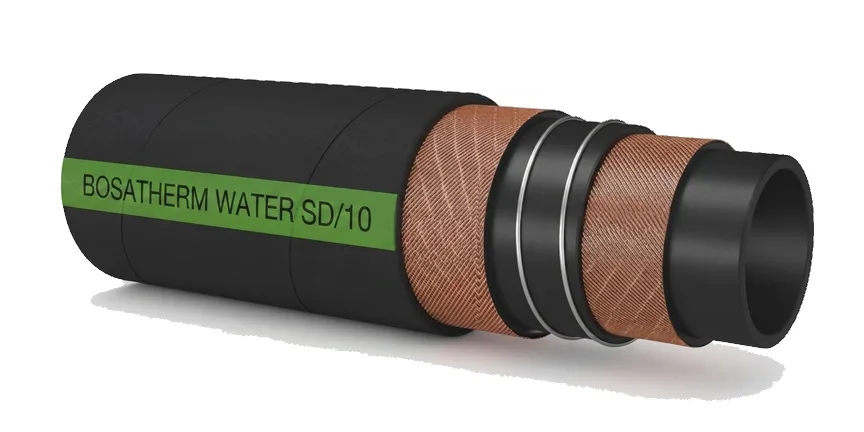 خرطوم نقل الإسمنت الجاف للشفط والتفريغ BOSATHERM WATER EPDM SD/10
