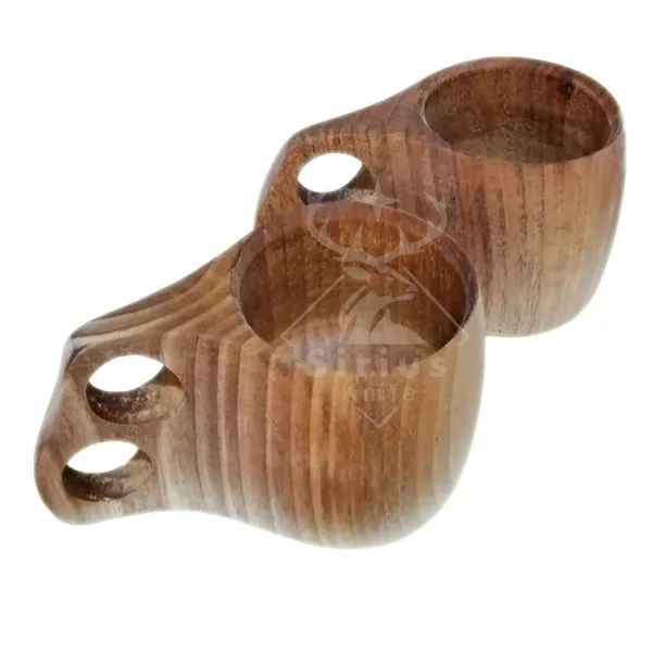 كوب كوكسا من خشب الجوز KU1005