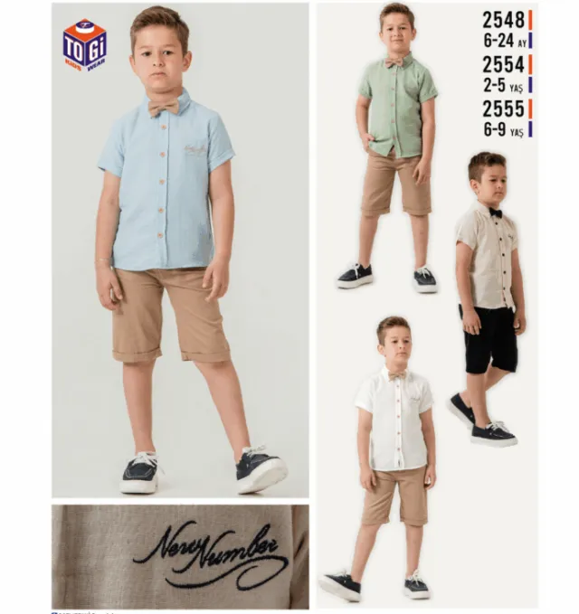 Togi Boys’ Shirt and Shorts Outfit 2540 / 2541