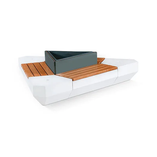 مقعد خارجي Sohbet Bench بثلاثة مقاعد