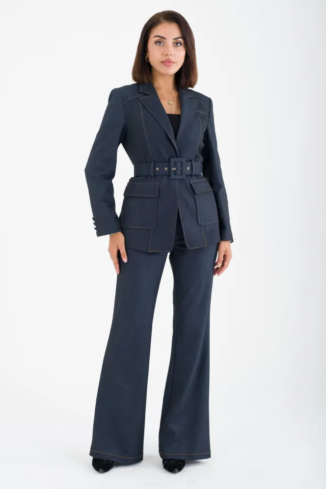 LETHBRIDGE Navy Office Suit
