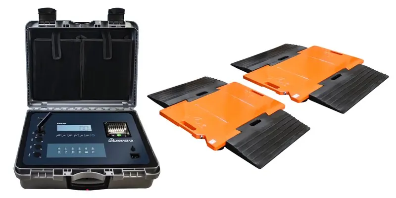 Dynamic and Static Portable Axle Weighbridge