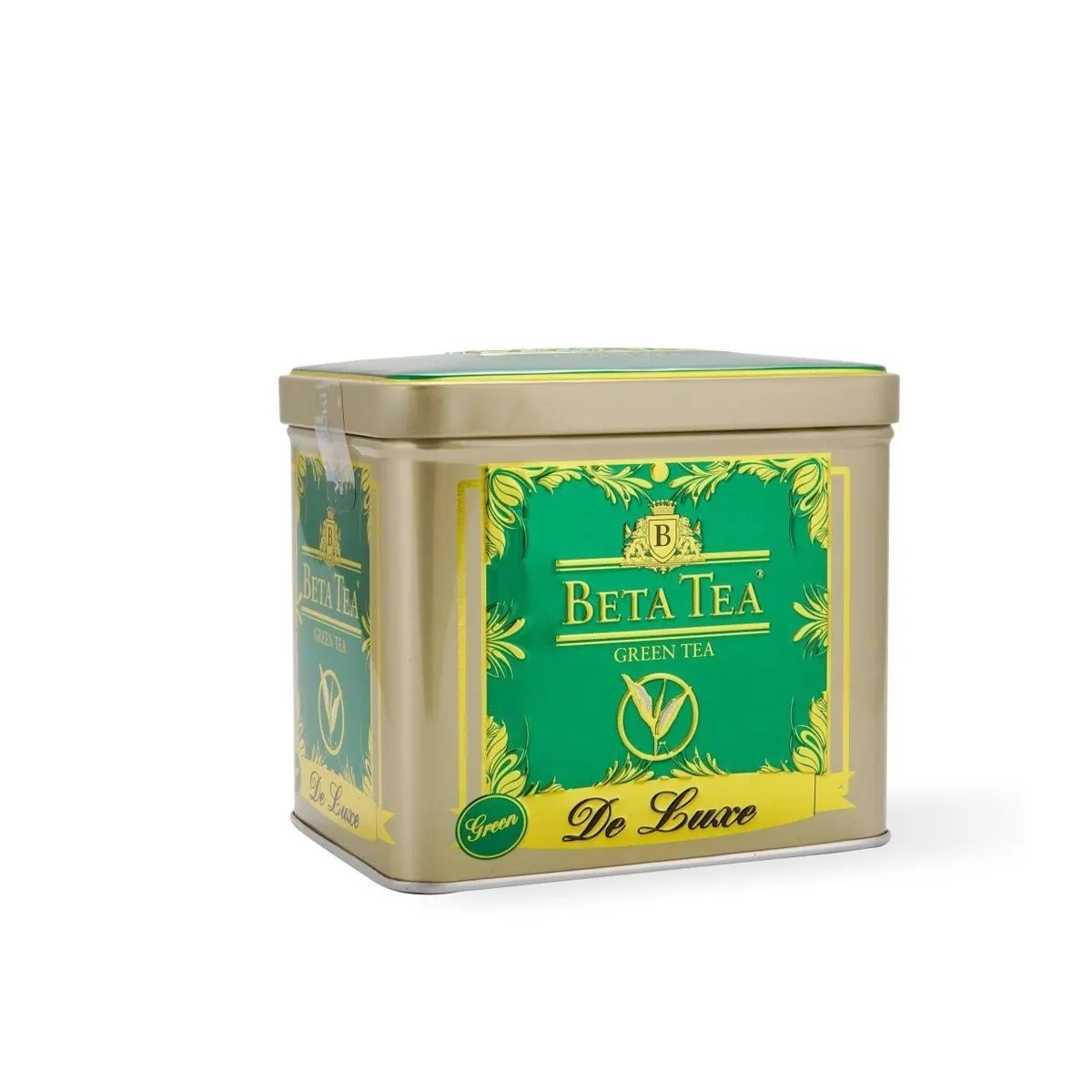 Beta Tea De Luxe شاي أخضر علبة معدنية 225 غرام