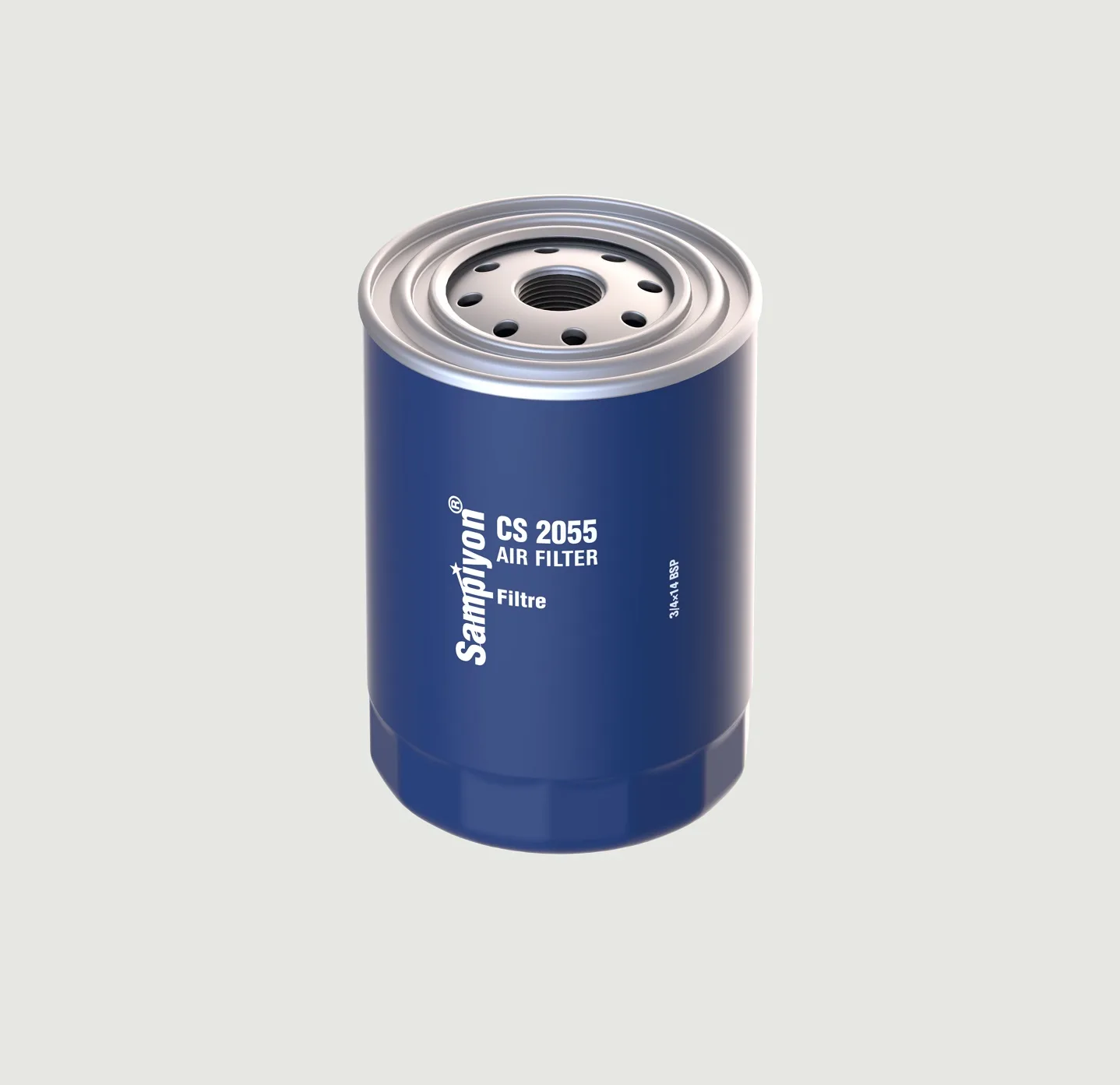 Spin-On threaded air filter