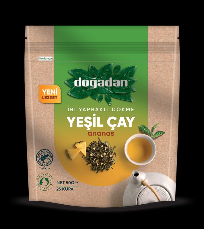 شاي أخضر سائب بالأناناس Dogadan