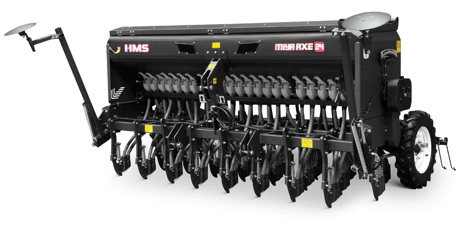 Spring-loaded axe-foot seed drill MiyaAxe